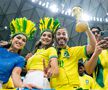 Duelul frumuseților din Qatar » Fanele Braziliei și Serbiei s-au înfruntat pe Lusail