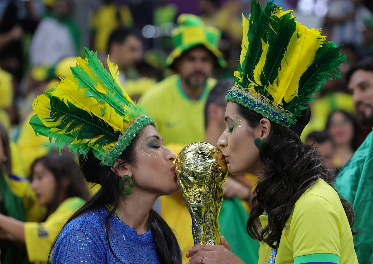 Spectacol în tribune la Brazilia - Serbia