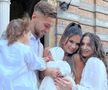 Petrecere în vremea Mondialului: Florinel Coman și Ioana și-au botezat fetița cu nume „pur” » Denis și Vanessa Drăguș au fost nași