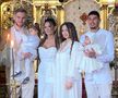 Petrecere în vremea Mondialului: Florinel Coman și Ioana și-au botezat fetița cu nume „pur” » Denis și Vanessa Drăguș au fost nași