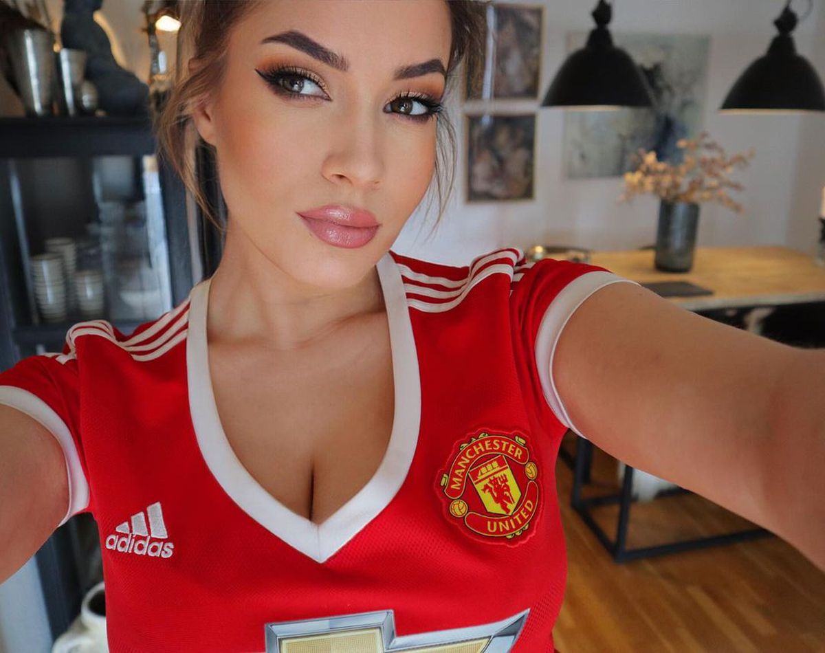 Katrina Maria, cea mai sexy fană a Danemarcei