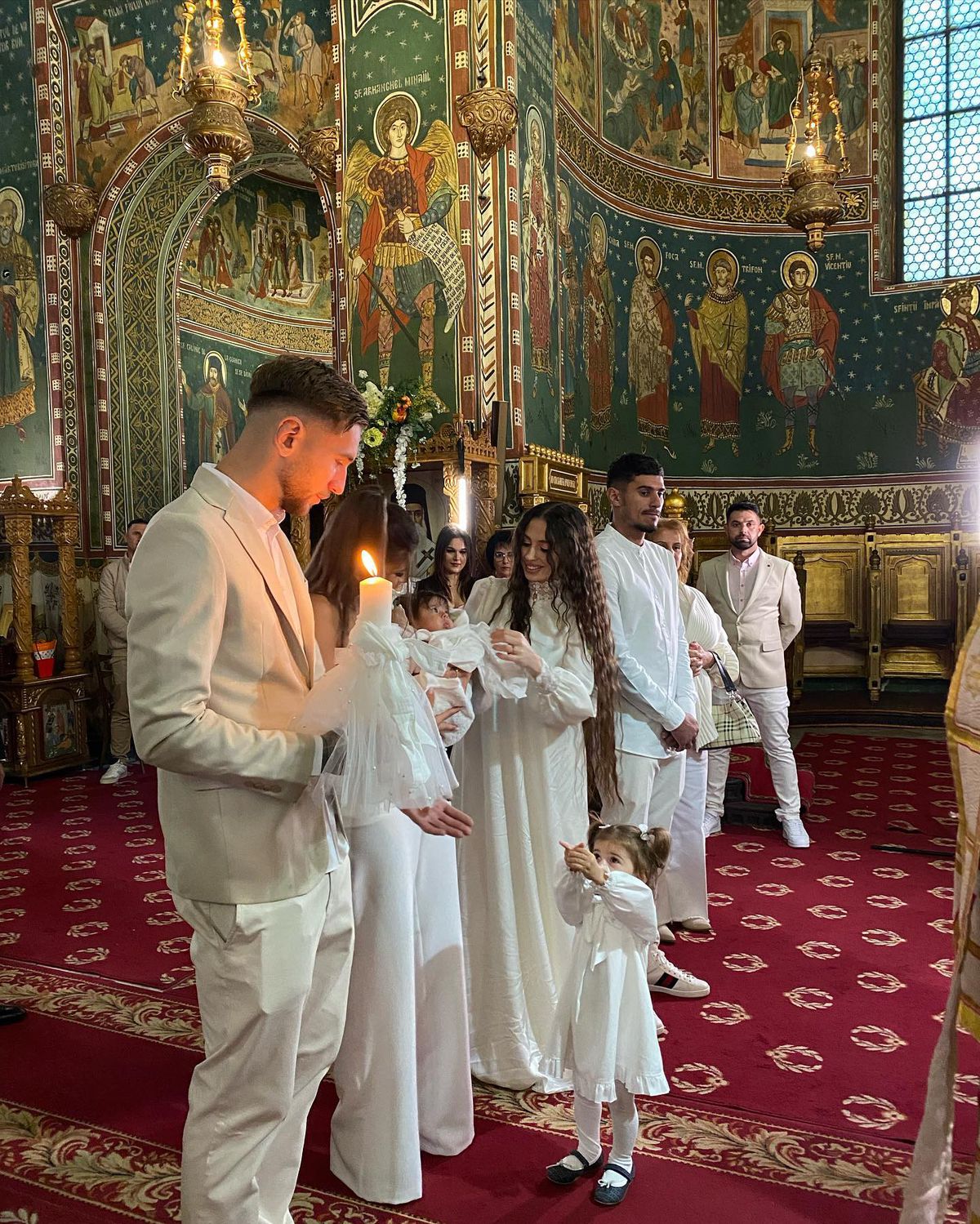 Botez Kasia - Florinel Coman și soția sa Ioana