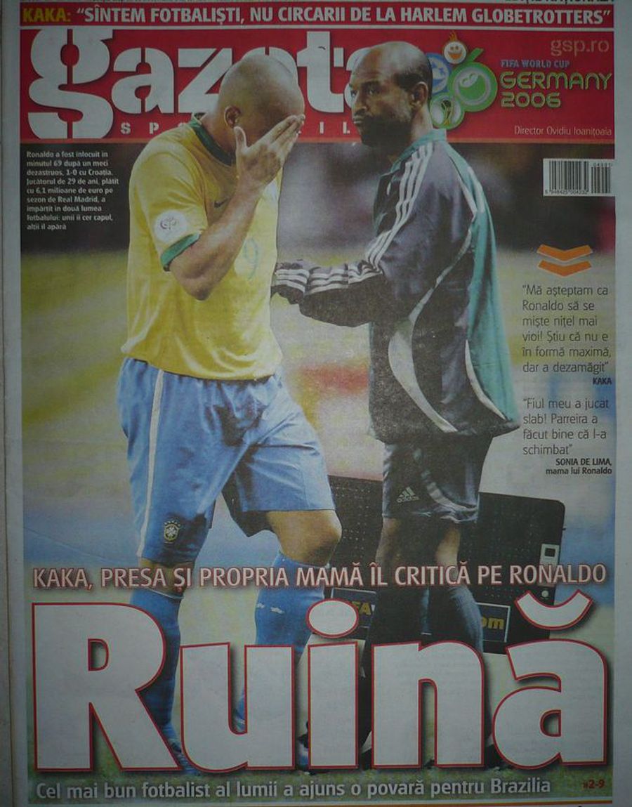 Ronaldo, cinci Mondiale la rând cu gol marcat » Ce s-a schimbat și ce nu s-a schimbat de atunci în fotbalul românesc și internațional: 10 lucruri inedite
