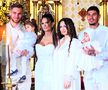 Petrecere în vremea Mondialului: Florinel Coman și Ioana și-au botezat fetița cu nume „pur” » Denis și Vanessa Drăguș au fost nași