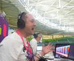 GSP a stat de vorbă la Doha, la meciul Spania - Costa Rica, scor 7-0, cu cel care a comentat pentru postul public partida. Întâlnirea cu Emil Hossu Longin a avut loc chiar la locul acestuia de comentariu, plin de monitoare și foi cu documentare.