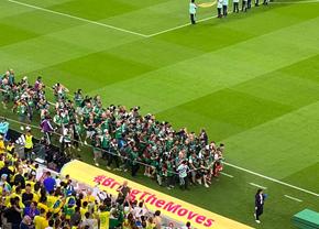 Interes major pentru Brazilia » Fotografia inedită surprinsă de reporterii GSP pe stadion