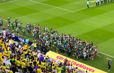 Interes major pentru Brazilia » Fotografia inedită surprinsă de reporterii GSP pe stadion