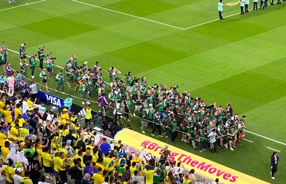 Interes major pentru Brazilia » Fotografia inedită surprinsă de reporterii GSP pe stadion