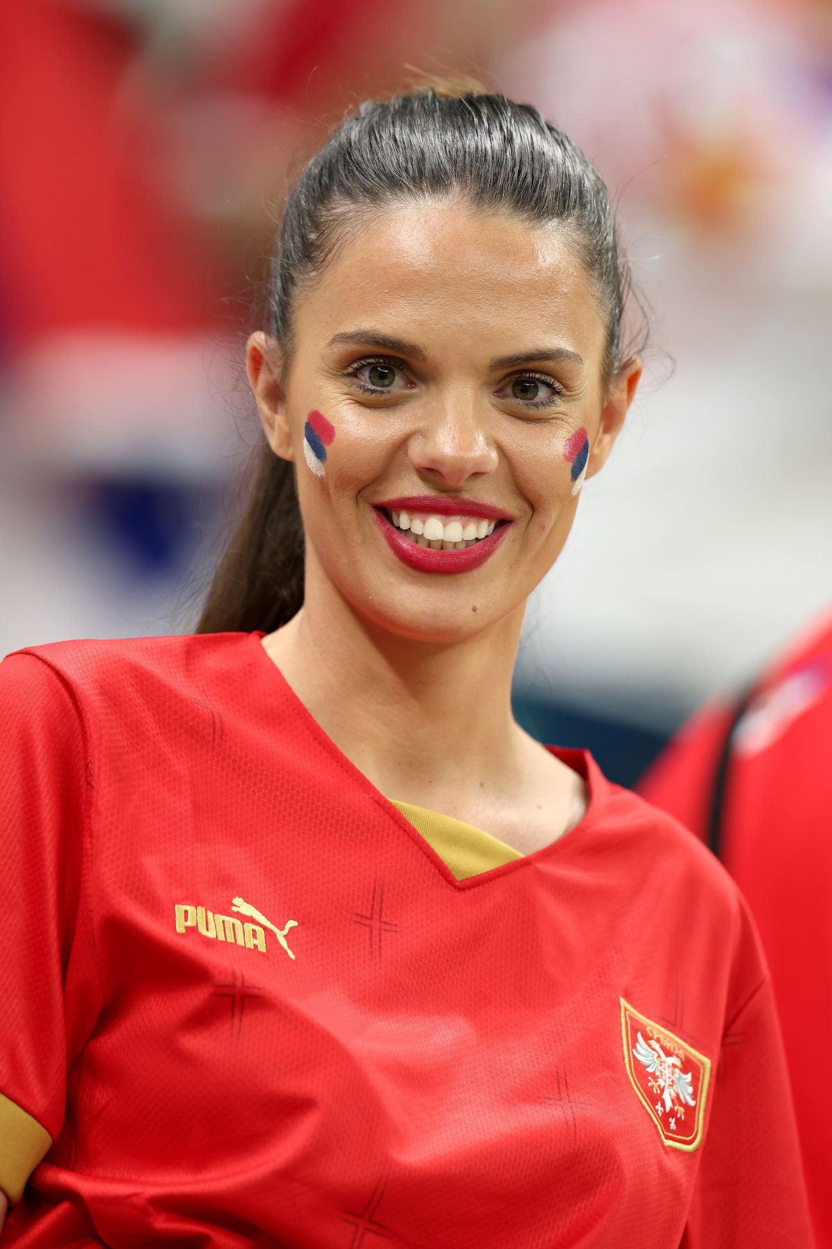 Duelul frumuseților din Qatar » Fanele Braziliei și Serbiei s-au înfruntat pe Lusail