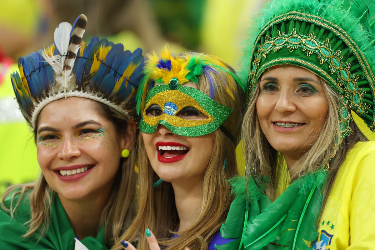 Spectacol în tribune la Brazilia - Serbia