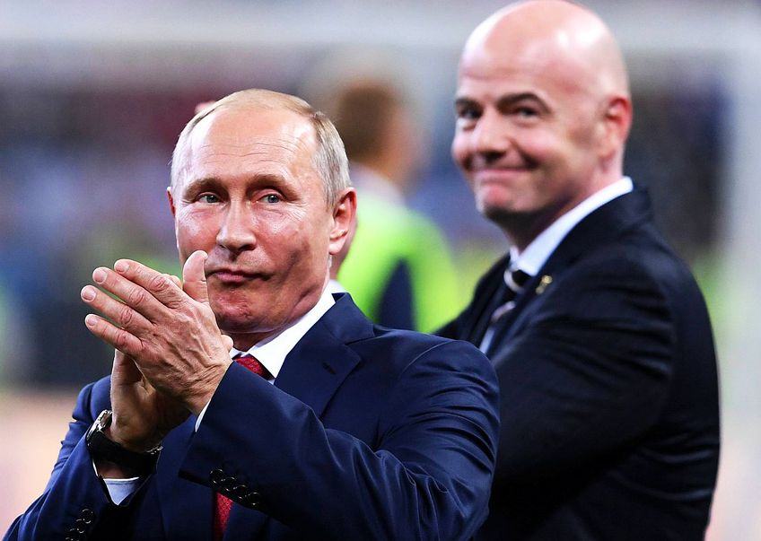 Vladimir Putin și Giani Infantino, foto: Imago