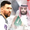 Lionel Messi și prințul Bin Salman