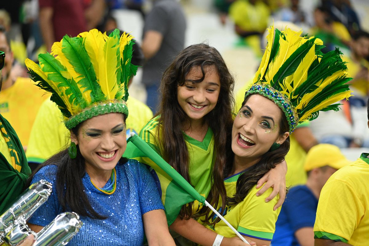 Spectacol în tribune la Brazilia - Serbia