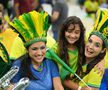 Duelul frumuseților din Qatar » Fanele Braziliei și Serbiei s-au înfruntat pe Lusail