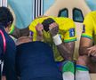 Neymar, în lacrimi pe bancă la Brazilia - Serbia. Foto: Imago