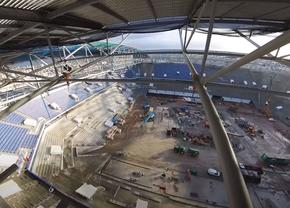 Imagini senzaționale! Stadionul de 634 de milioane de euro din Premier League prinde contur » Va fi inaugurat sezonul viitor