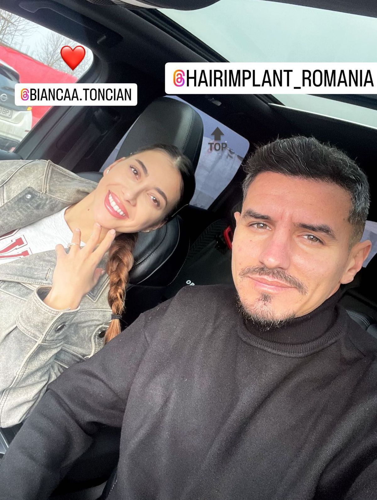 FOTO Romario Benzar, implant de păr și imagini cu Bianca, soția lui