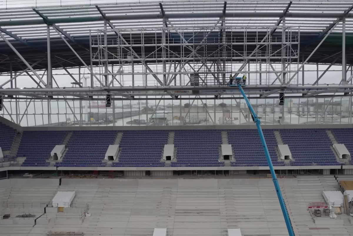 Imagini senzaționale! Stadionul de 634 de milioane de euro din Premier League prinde contur » Va fi inaugurat sezonul viitor