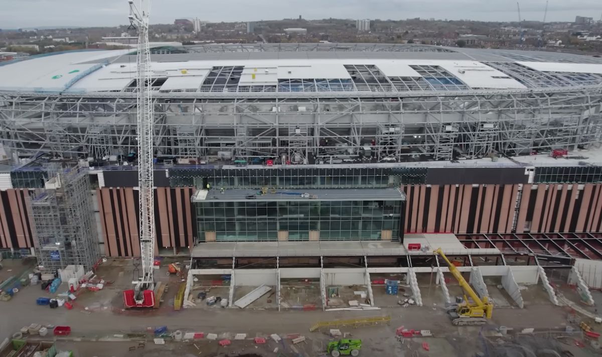 Imagini senzaționale! Stadionul de 634 de milioane de euro din Premier League prinde contur » Va fi inaugurat sezonul viitor