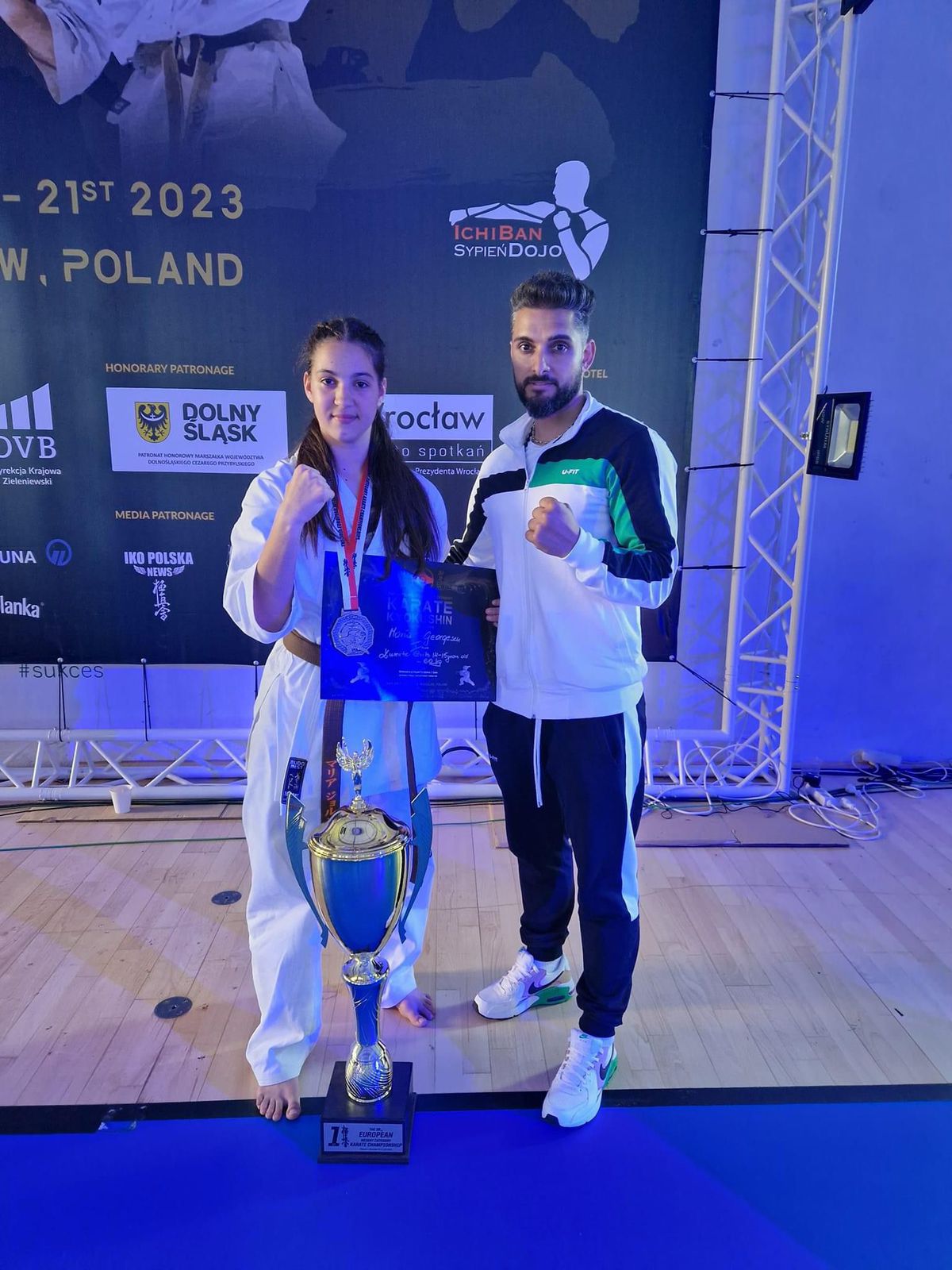 Agnes Georgescu, vicecampioană mondială la Kyokushin Karate