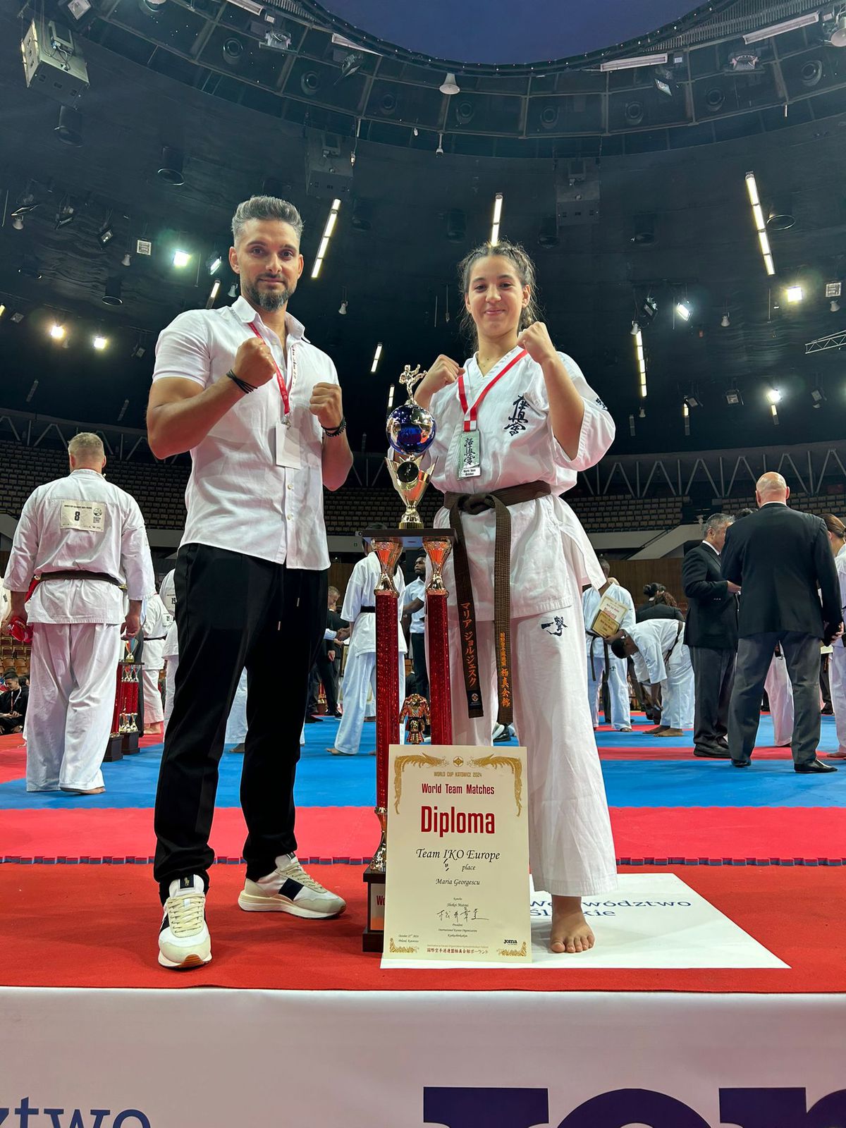 Agnes Georgescu, vicecampioană mondială la Kyokushin Karate