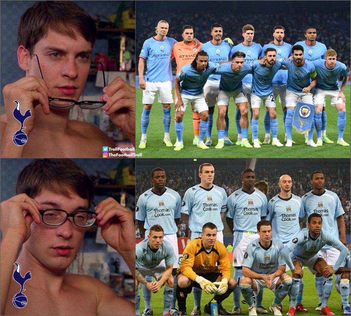 Guardiola și Manchester City, ținta glumelor după eșecul rușinos cu Tottenham » Cele mai tari meme-uri după derby-ul din Premier League