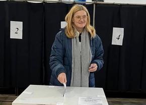Imaginile postate de Elisabeta Lipă în ziua alegerilor prezidențiale