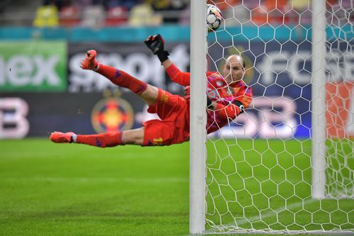 Denis Rusu, în FCSB - Unirea Slobozia, foto: Cristi Preda (GSP)