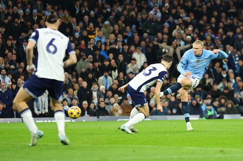 Erling Haaland a rămas fără gol contra lui Tottenham, deși ocazii a avut / Foto: GettyImages