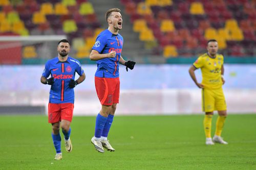 Darius Olaru, în FCSB - Unirea Slobozia, foto: Cristi Preda (GSP)