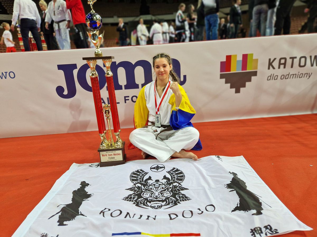 Agnes Georgescu, vicecampioană mondială la Kyokushin Karate