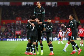 Liverpool a câștigat „thriller”-ul de pe St. Mary cu Southampton și s-a distanțat în fruntea clasamentului din Premier League