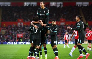 Liverpool a câștigat „thriller”-ul de pe St. Mary cu Southampton și s-a distanțat în fruntea clasamentului din Premier League