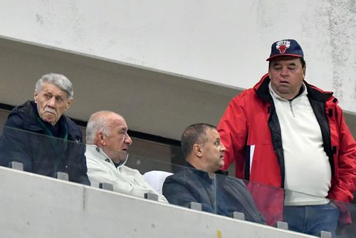 Pîrcălab, Ionel Augustin, Costel Orac și Lică Movilă, la Dinamo - CFR Cluj/ foto Cristi Preda (GSP)