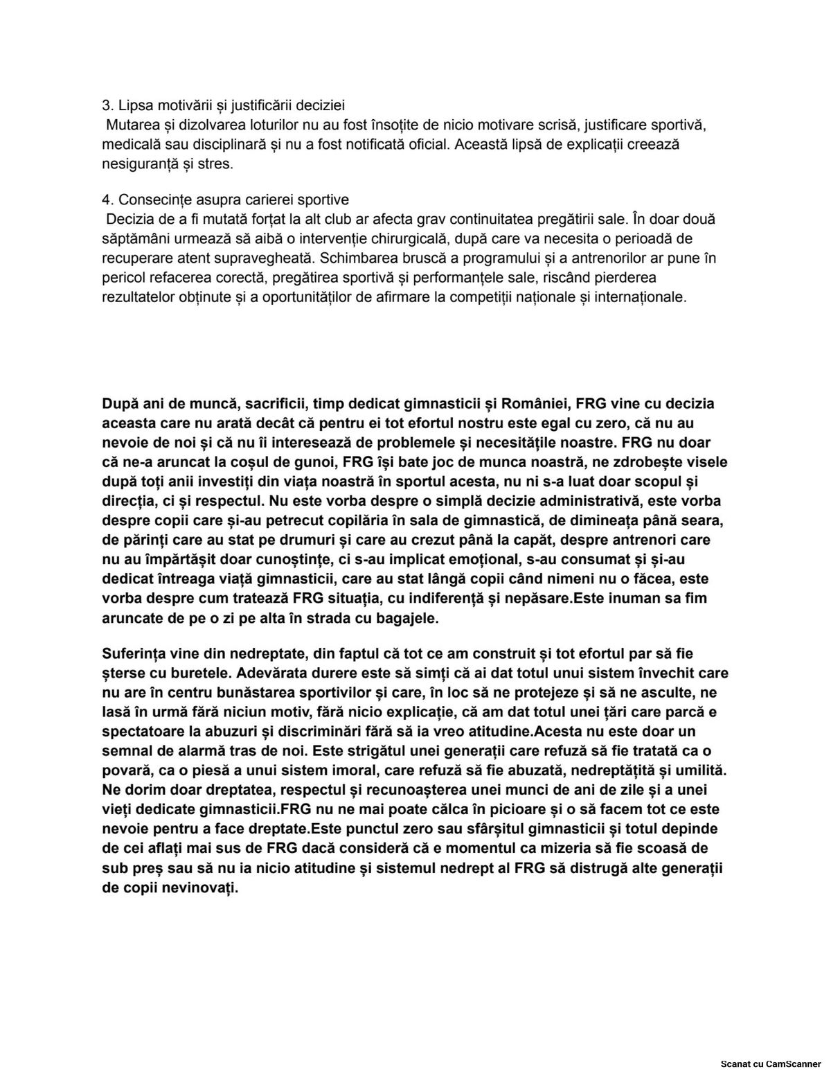 5 gimnaste importante ale României au depus un memoriu colectiv la ANS pentru ca federația să revină asupra deciziei de dizolvare a loturilor