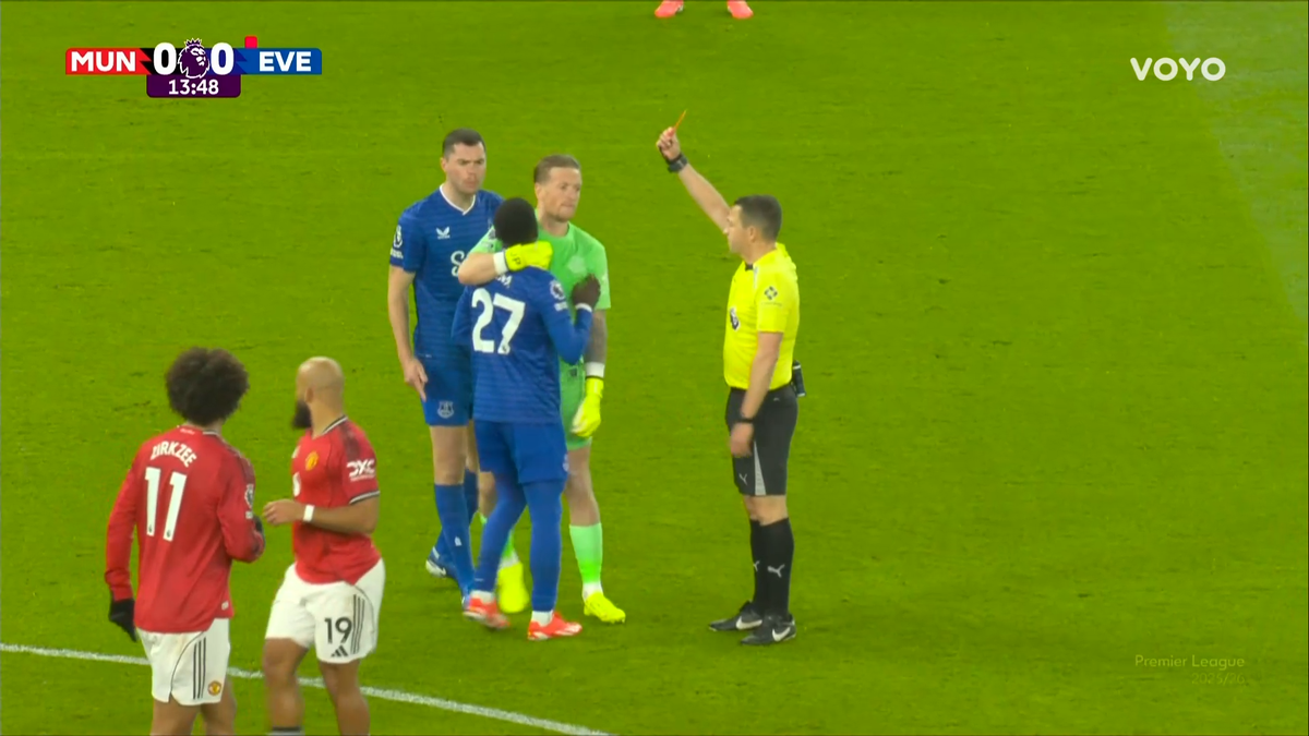 Scene șocante în eșecul lui Manchester United cu Everton » Cartonaș roșu pentru o palmă dată propriului coechipier!