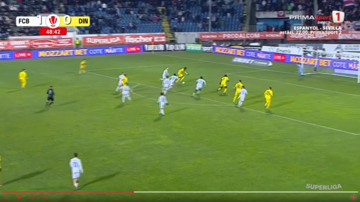 L-a exasperat pe Zeljko Kopic în Botoșani - Dinamo » S-a făcut de râs de două ori în 4 minute