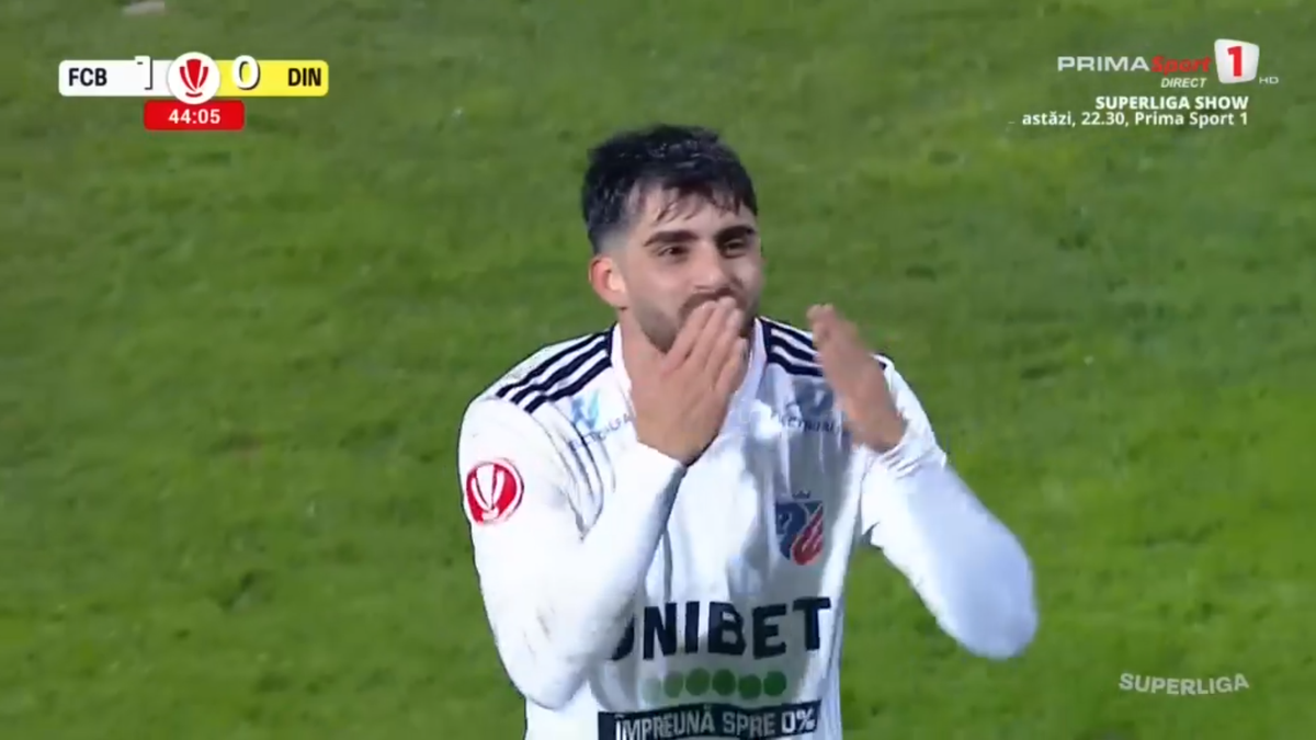 Golul lui Mailat din Botoșani - Dinamo