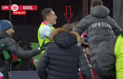 Daniel Pancu explică de ce l-a scos pe Muhar din lot și le răspunde direct rapidiștilor care l-au acuzat că s-a bucurat ostentativ la goluri