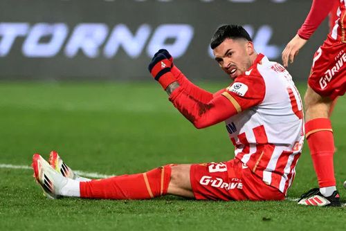 Nemanja Radonjic, exclus din lotul Stelei Roșii Belgrad // FOTO: sportal.blic.rs