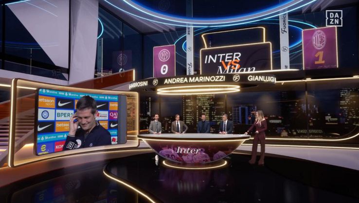 Diletta Leotta și Cristi Chivu, după Inter - AC Milan 0-1