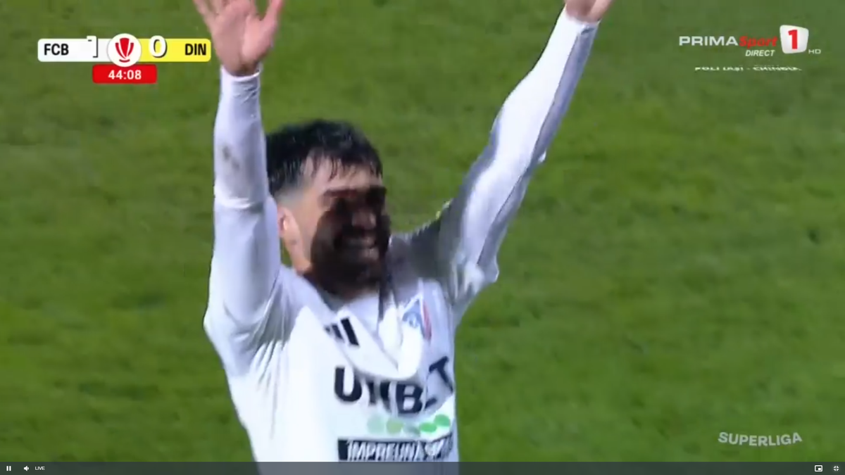 Golul lui Mailat din Botoșani - Dinamo