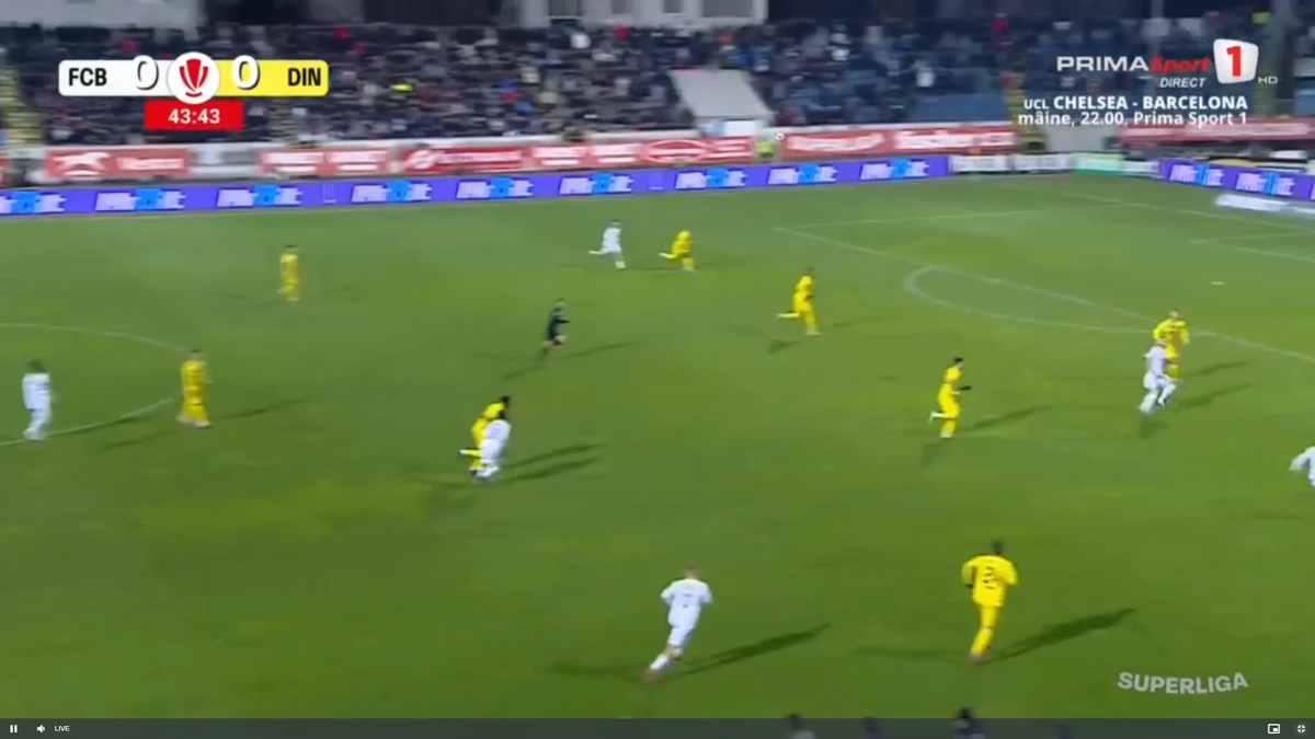 Golul lui Mailat din Botoșani - Dinamo