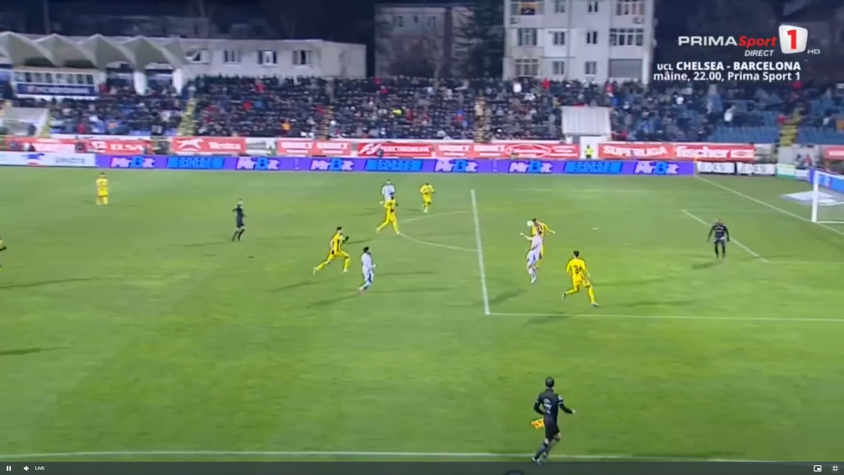 Golul lui Mailat din Botoșani - Dinamo