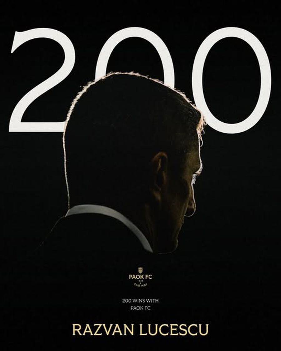 „Generalul” Răzvan Lucescu, bornă senzațională cu PAOK: „Nici nu mi-am dat seama”