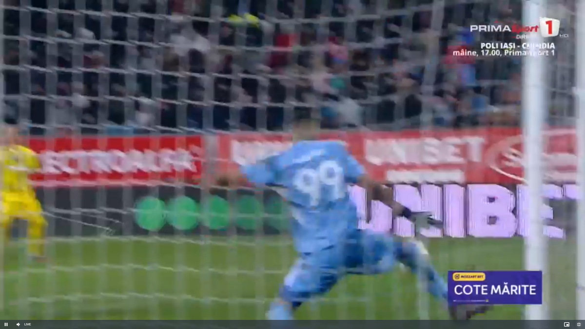 Golul marcat de Opruț în Botoșani - Dinamo