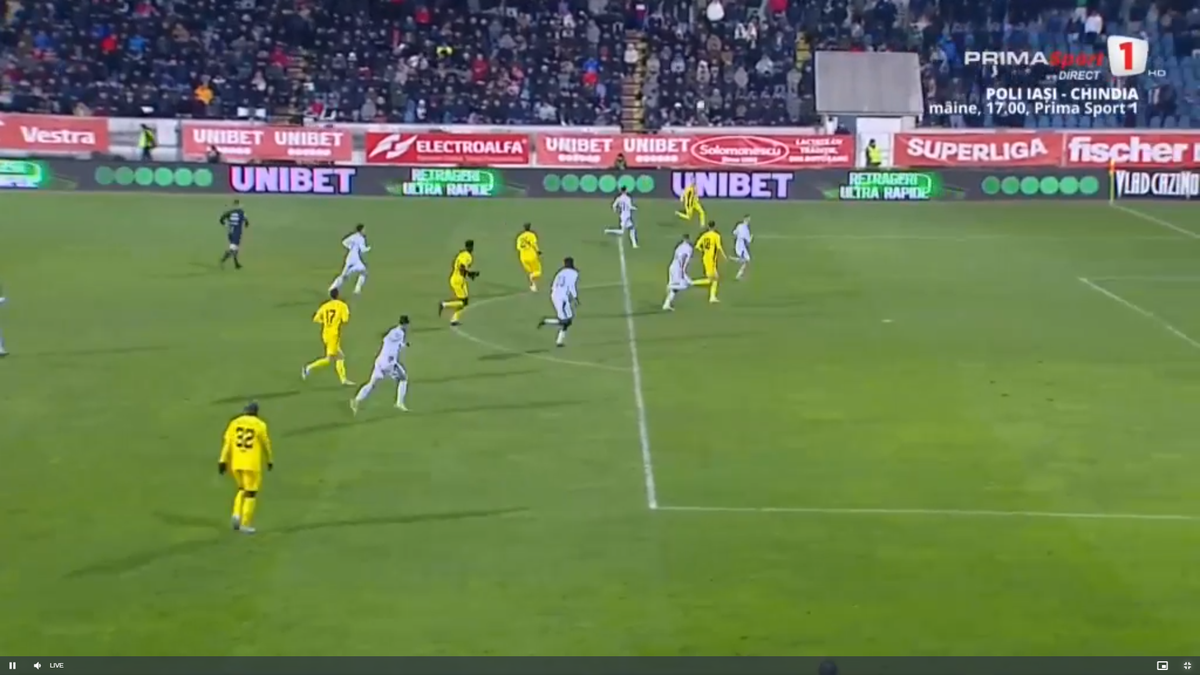 Golul marcat de Opruț în Botoșani - Dinamo