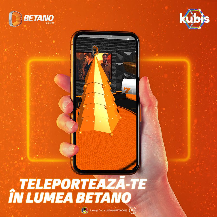 Betano și Kubis vă urează Sărbători 2.0 în primul portal digital unde oamenii pot explora lumea Betano!