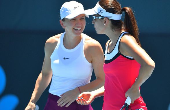 Simona Halep va evolua și la dublu la Australian Open: „Un privilegiu să joc alături de idolul meu”