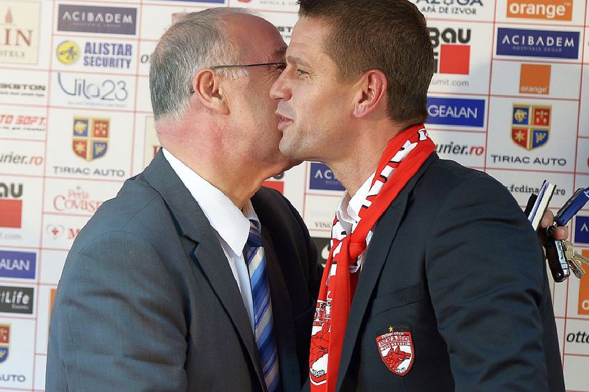 Constantin Anghelache și Flavius Stoican, în perioada în care au colaborat la Dinamo / Sursă foto: Arhivă Gazeta Sporturilor